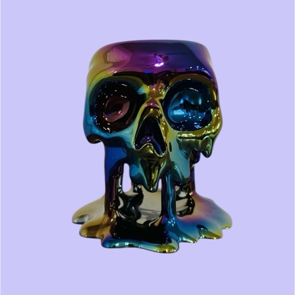 Bath & Body Works Other - Bath and Body Works Skull Three Wick Candle Holder Halloween 2025 HTF 🎃👻